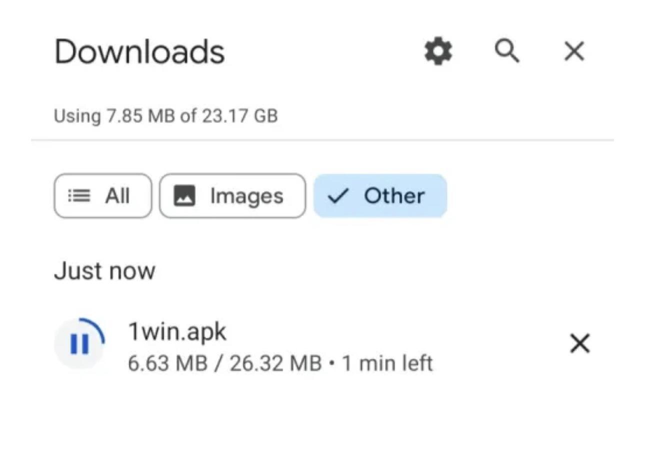 Download 1win APK File Download 1win APK File
